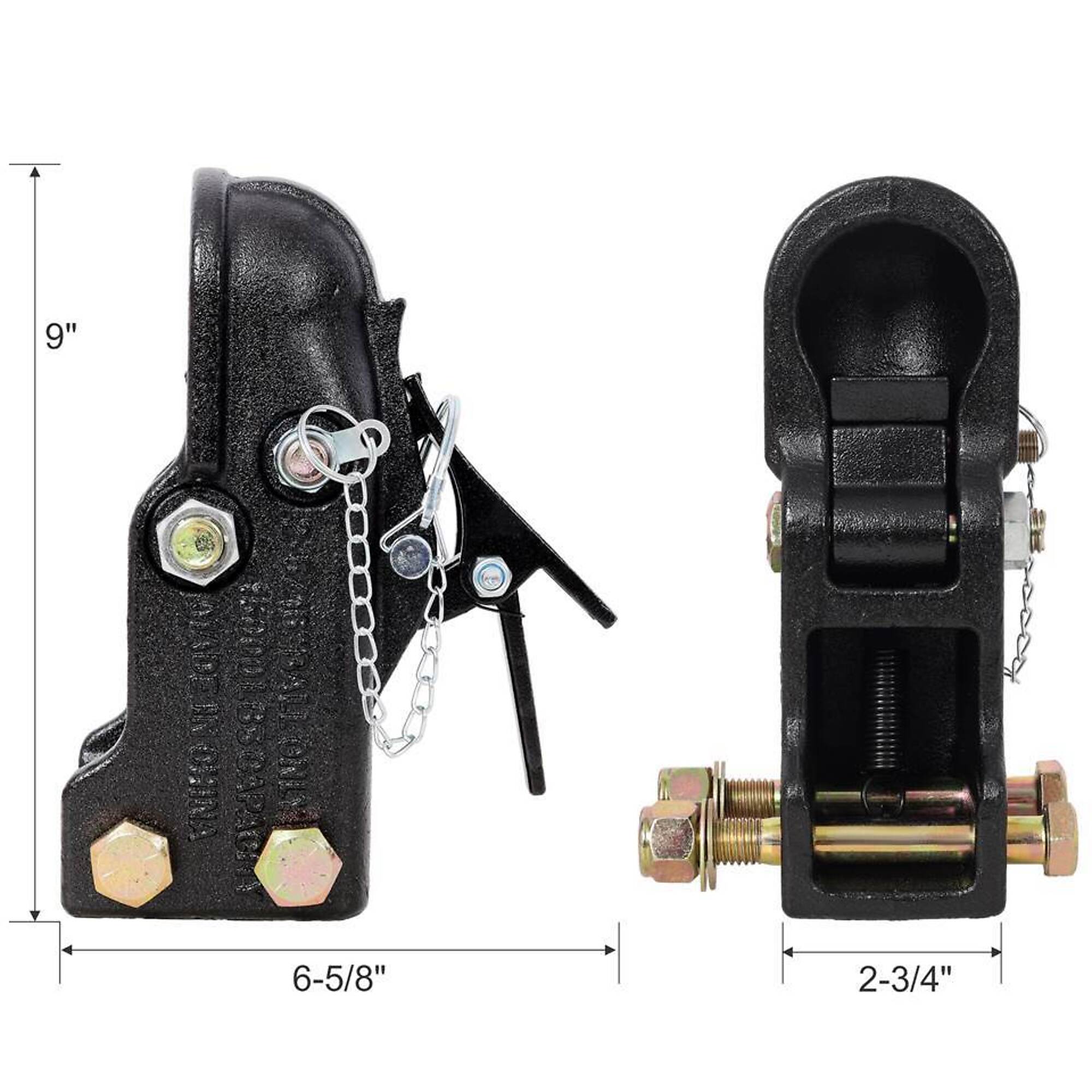 TMB Channel Mount Trailer Coupler — 2-5/16in., 15,000 lbs. Capacity, Model# BAC-W465P423197